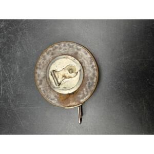 ​Vintage Lufkin 25ft Tape Measure - Industrial Metal Case - Steampunk Industrial